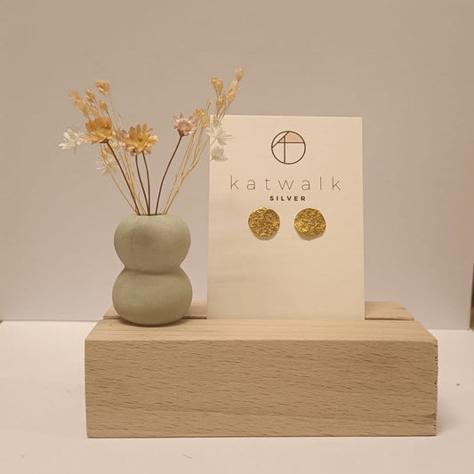 Katwalk Oorbellen Rond Goud