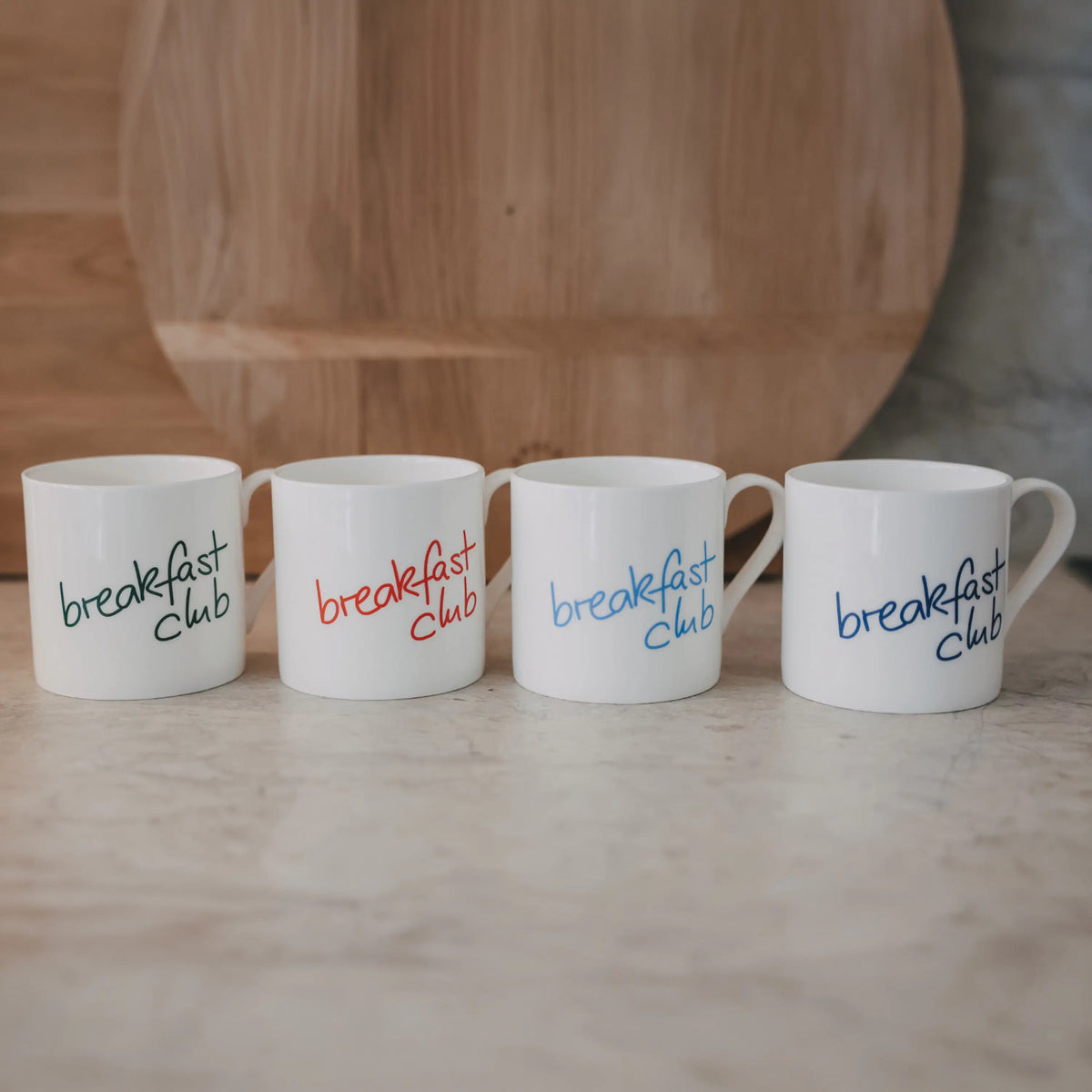 Eulenschnitt grote mok 'Breakfast club' blauw