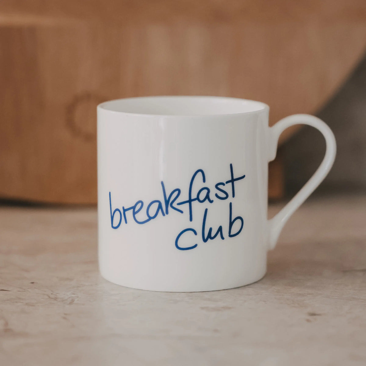Eulenschnitt grote mok 'Breakfast club' blauw