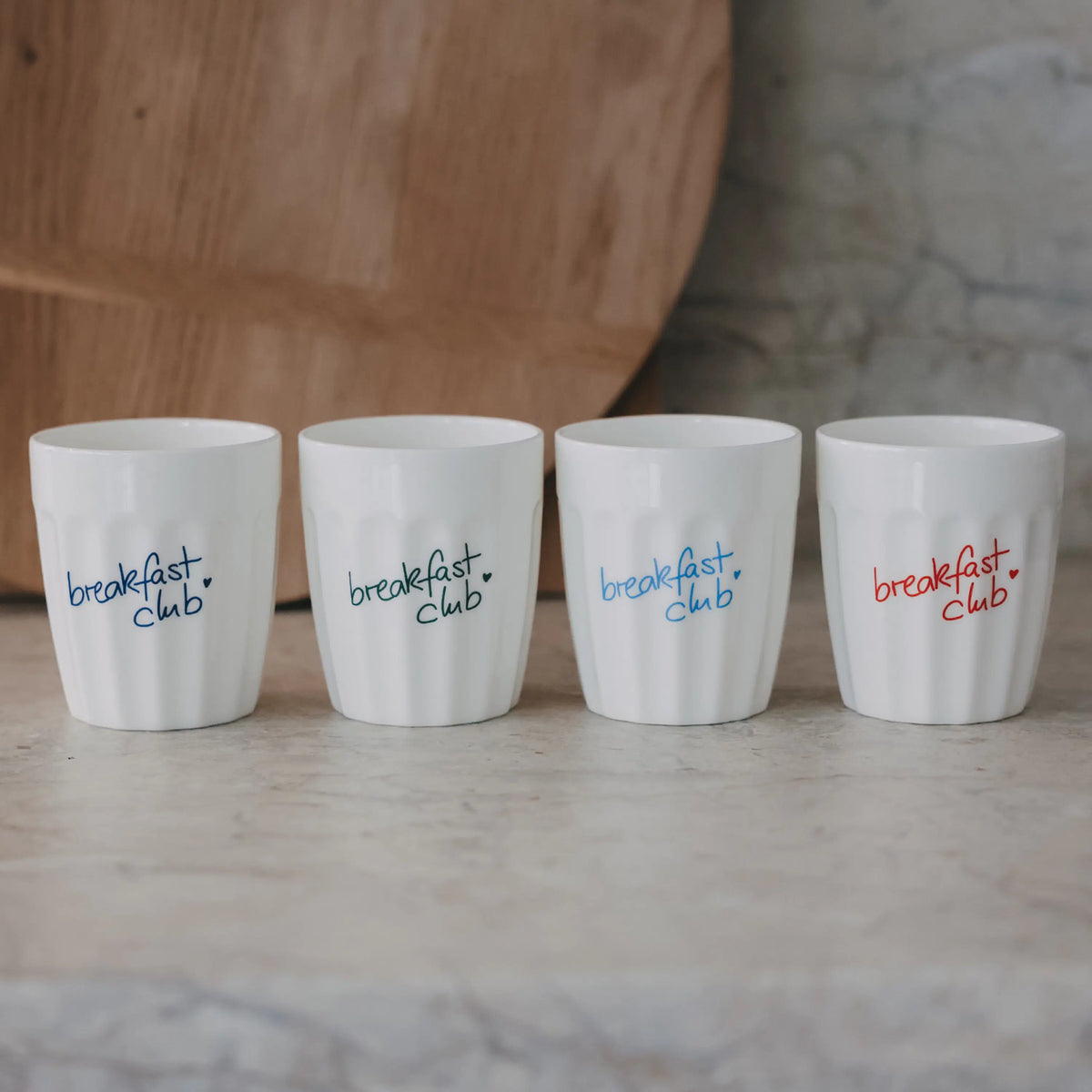 Eulenschnitt mok 'Breakfast club' blauw