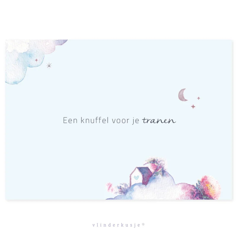 Vlinderkusje Troostboekje 'Knuffel voor je tranen'