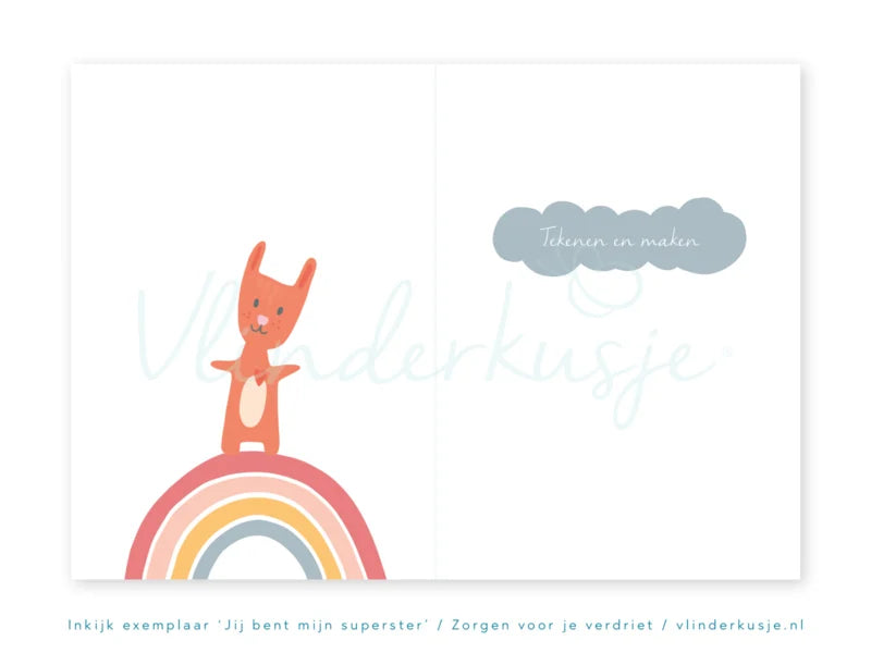 Vlinderkusje Kinderboekje 'Jij bent mijn superster'