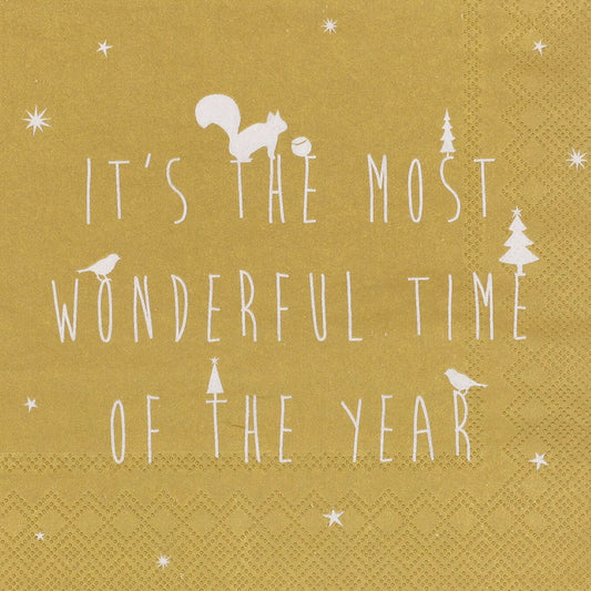 Räder Servetten 'It's the most wonderful time of the year'