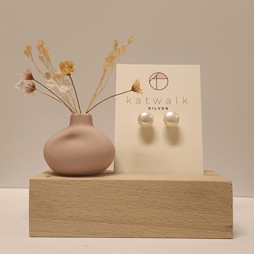 Katwalk Oorbellen Parel Goud