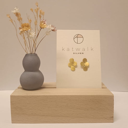 Katwalk Oorbellen Rondjes Goud