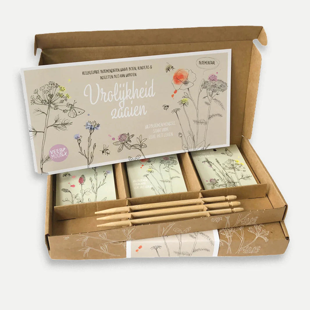 Veer & Moon Cadeaudoosje Vrolijkheid Zaaien