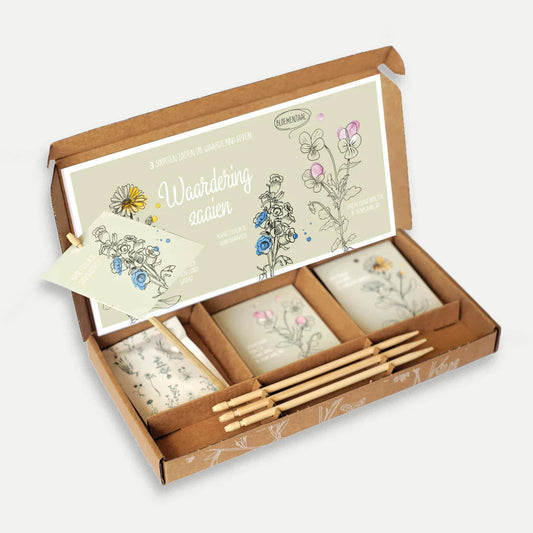 Veer & Moon Cadeaudoosje Waardering Zaaien