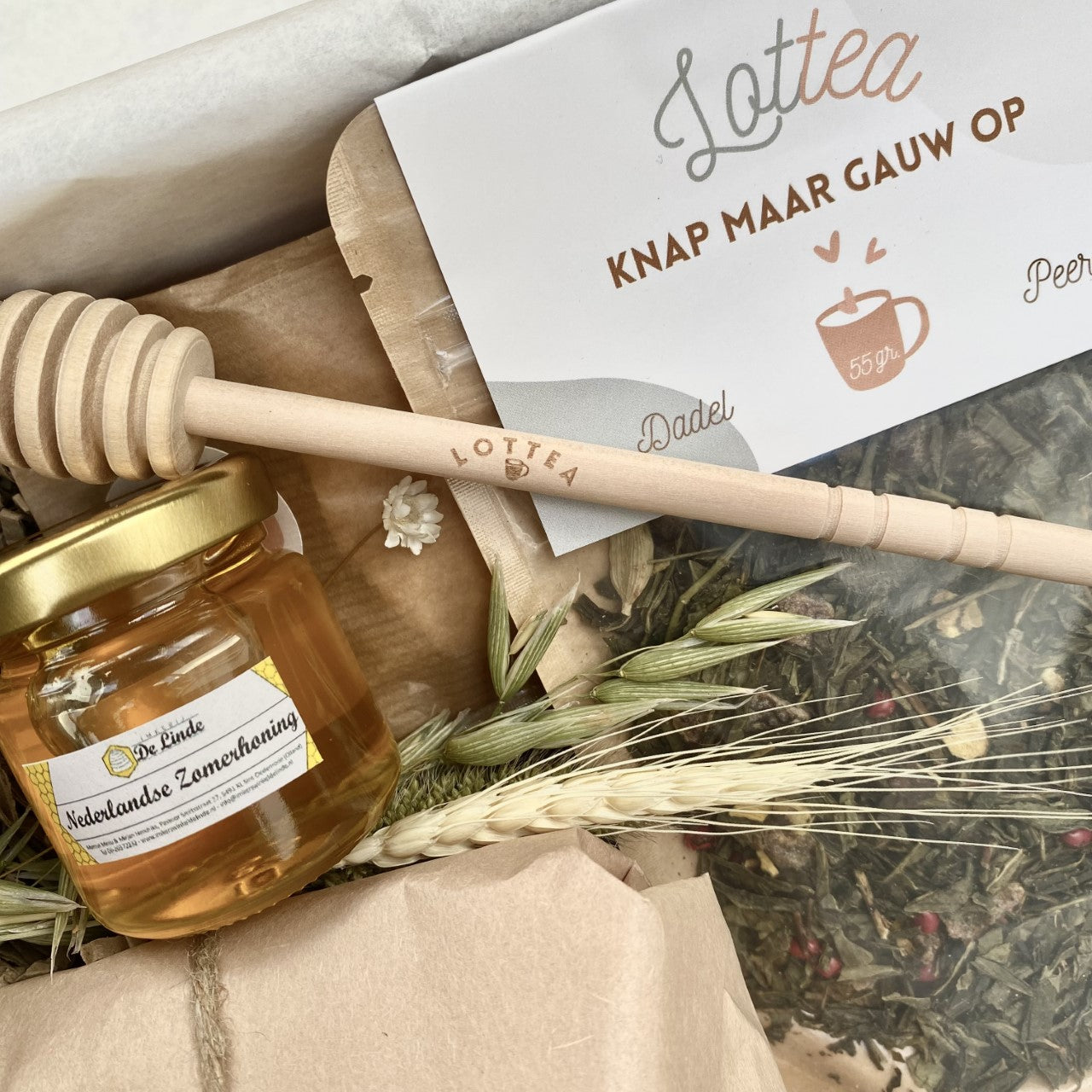 Thee Giftbox Deluxe 'Knap Maar Gauw Op'