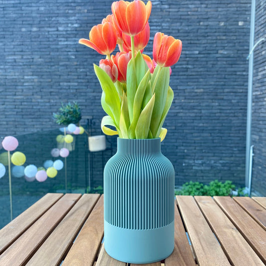 Thieu Lab Japandi vaas - Muted Green