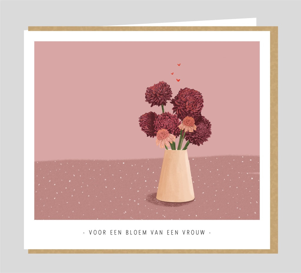 Studio Mie Voor een bloem van een vrouw