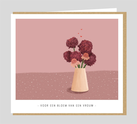 Studio Mie Voor een bloem van een vrouw