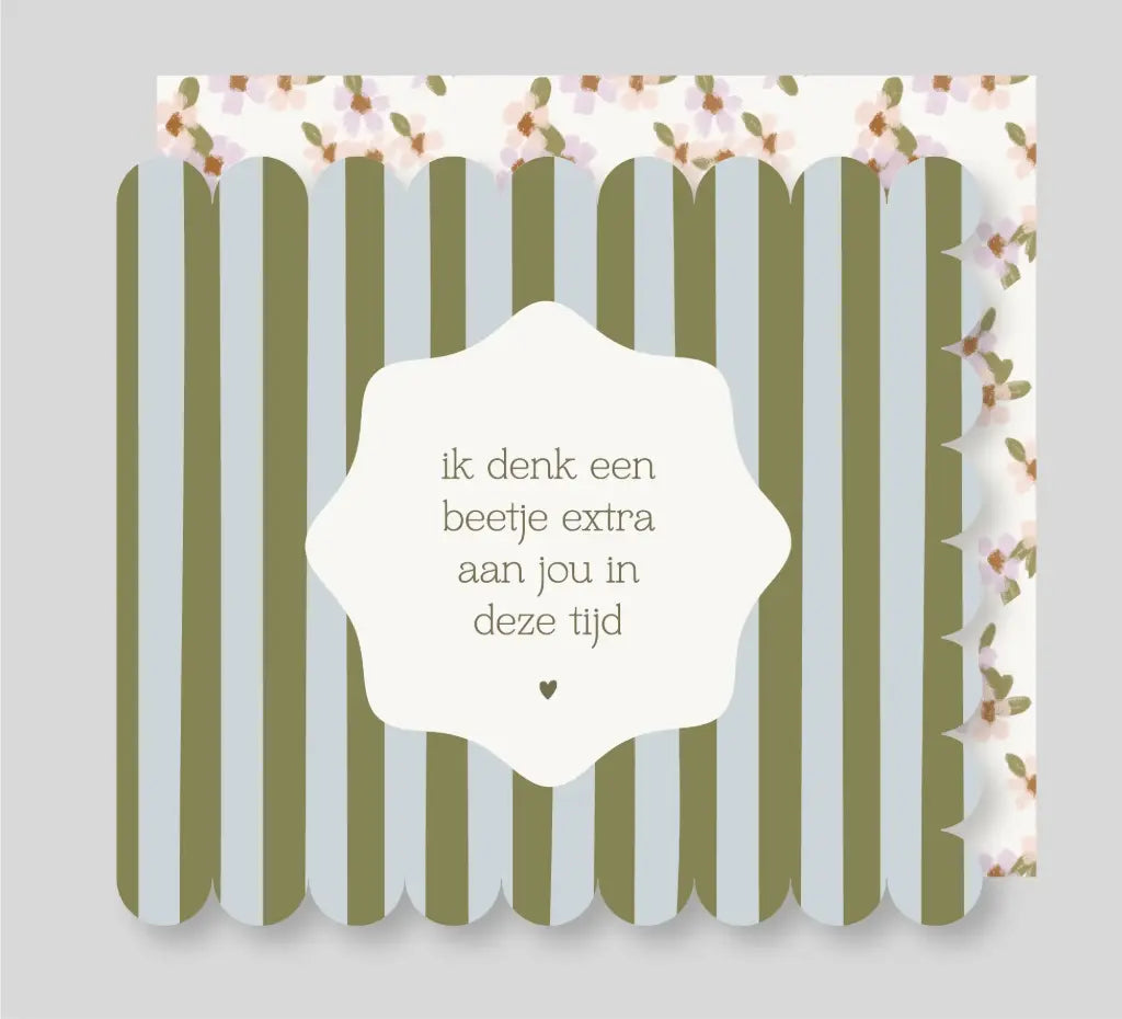 la MIE Ik denk een beetje extra aan jou in deze tijd