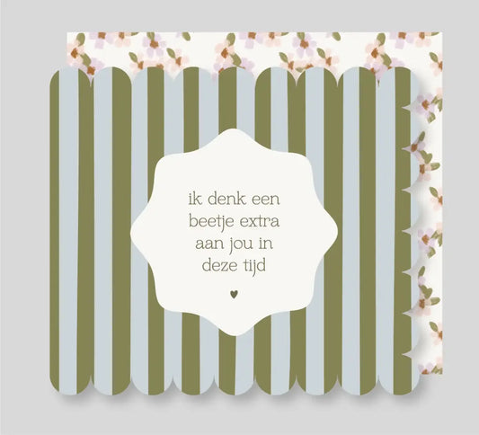 la MIE Ik denk een beetje extra aan jou in deze tijd