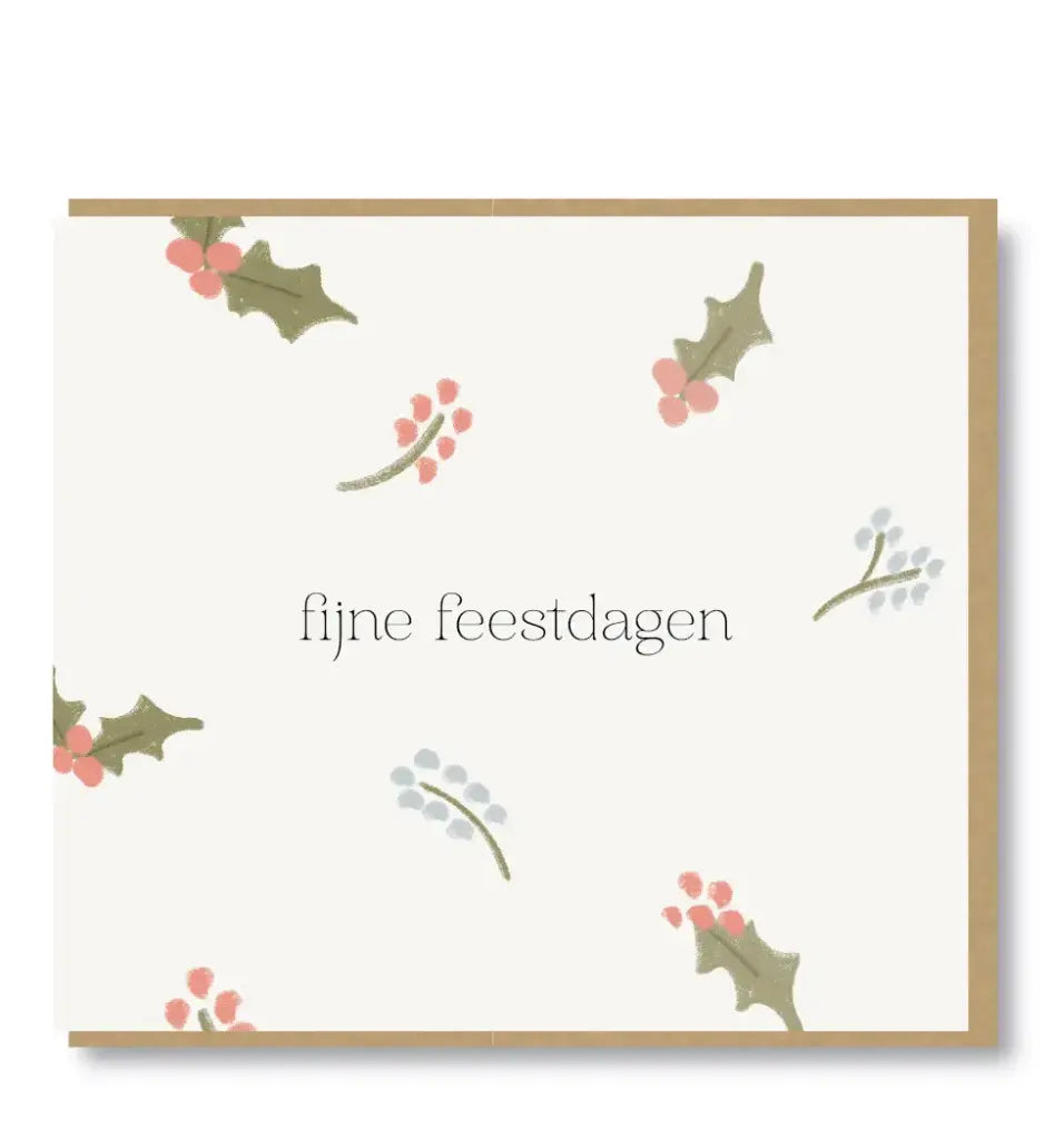 la MIE Fijne feestdagen