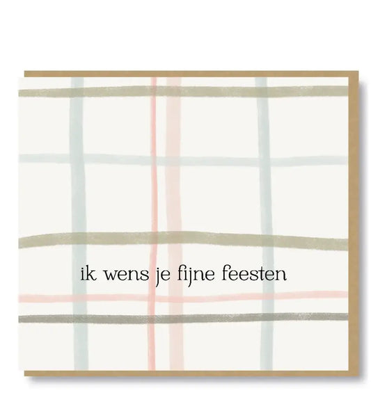 Studio Mie 'ik wens je fijne feesten'
