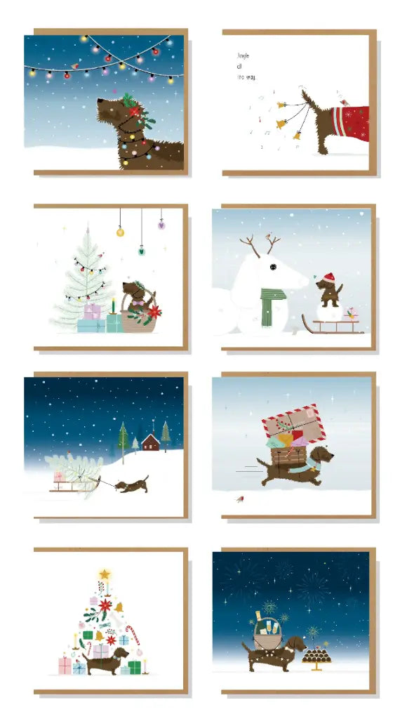 Kerst Wenskaartenbox Frits