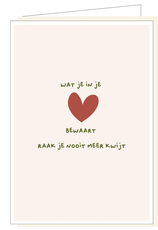 Memoria Wat je in je Hart Bewaart