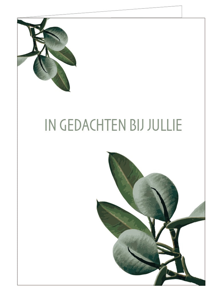 Memoria In gedachten bij jullie