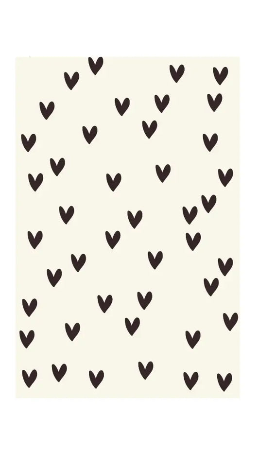 Mailbox Notitieblokje 'Hartjes'