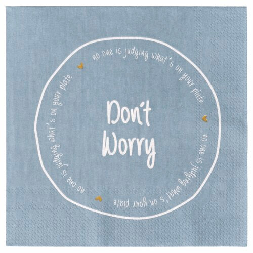 Räder Servetten 'Don't Worry'