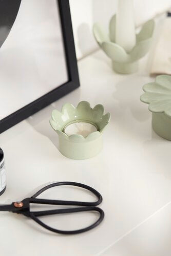 Räder Theelichthouder "Flower" Groen