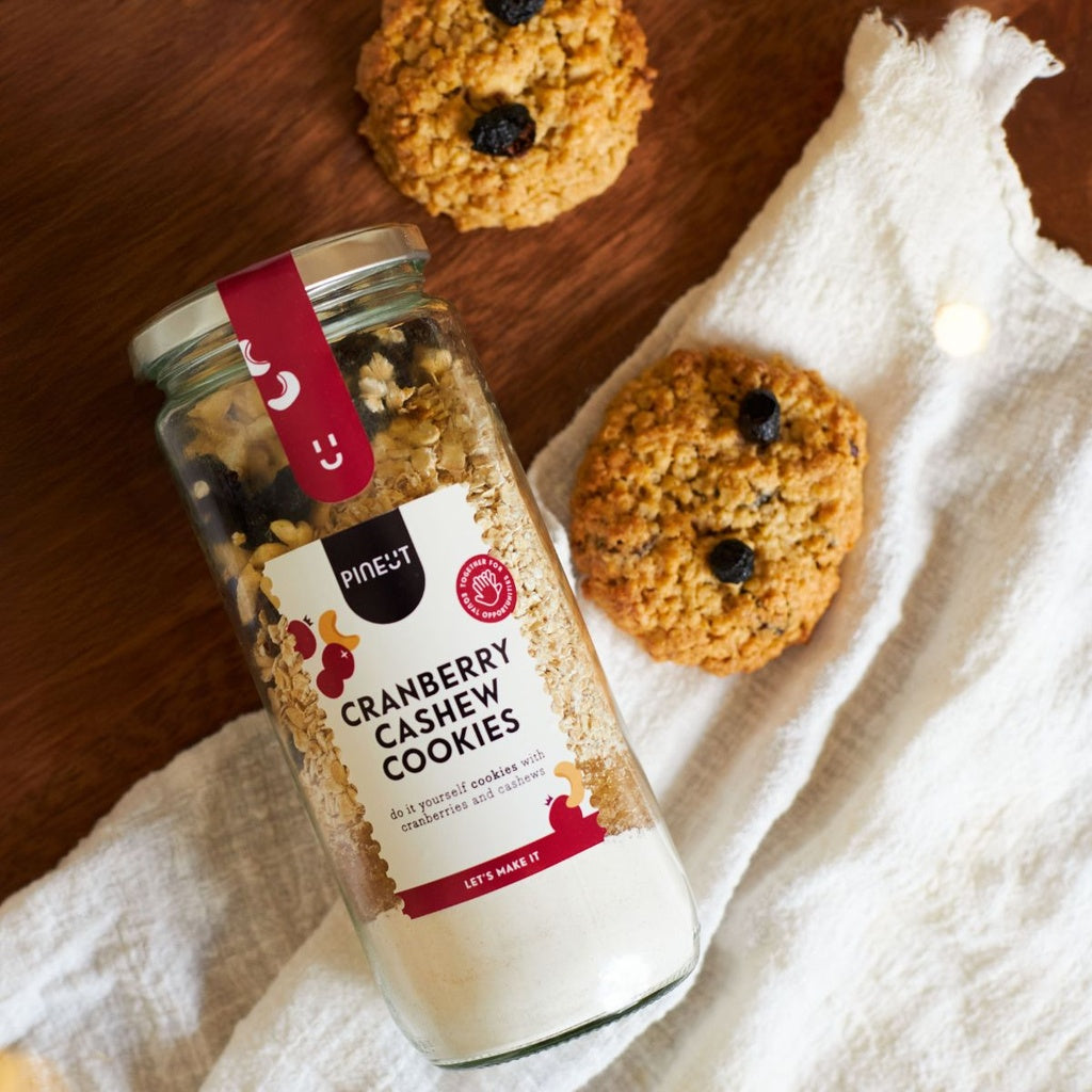 Cranberry & cashew koekjes