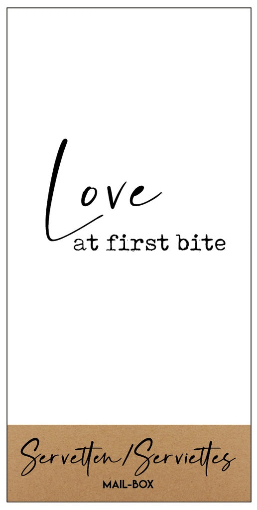 Mailbox Servetten Groot 'Love at first bite'