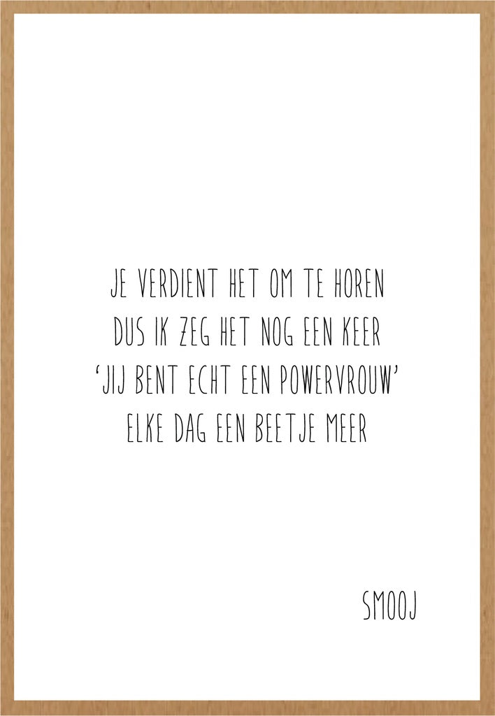 Smooj Jij Verdient het om te Horen