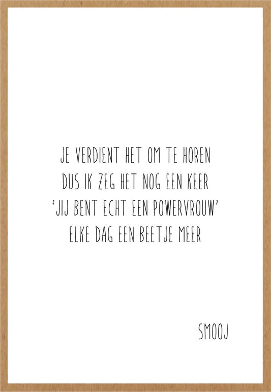Smooj Jij Verdient het om te Horen