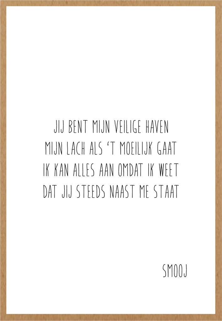 Smooj Jij bent mijn Veilige Haven