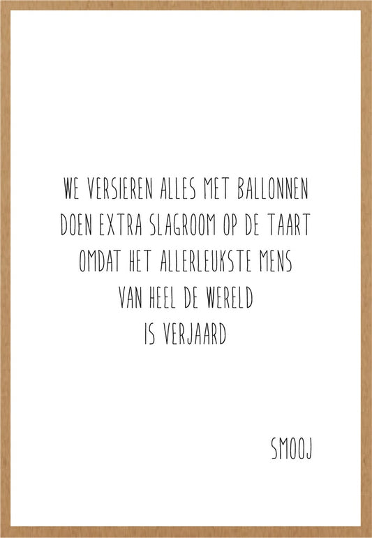 Smooj We Versieren alles met Ballonnen