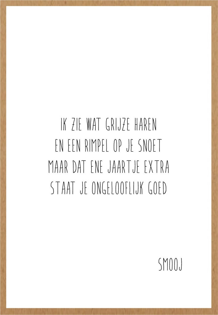 Smooj Ik zie wat Grijze Haren