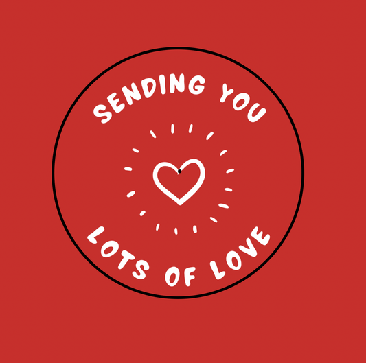Vivir Sfeer - Een berichtje in een sfeerlichtje 'Sending you lots of love'
