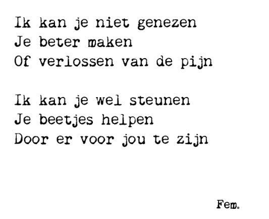 Papierpleziertjes Kaart met Armband - Ik kan je niet genezen