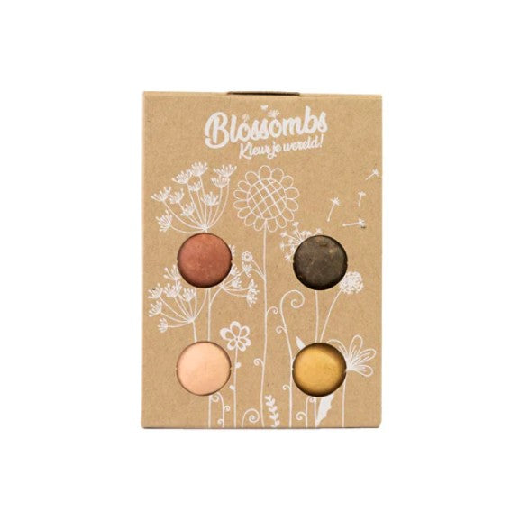Blossombs Gift Box Mini met 4 bloembommetjes - Lucky Gardening