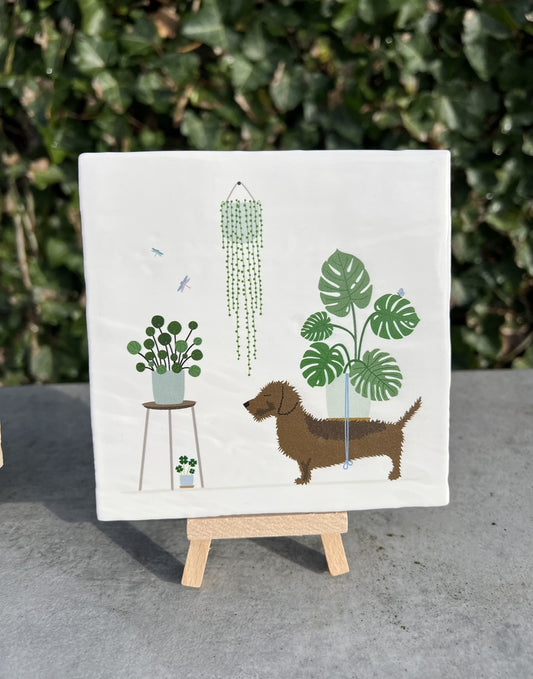 Mailbox Tegeltje Frits Planten