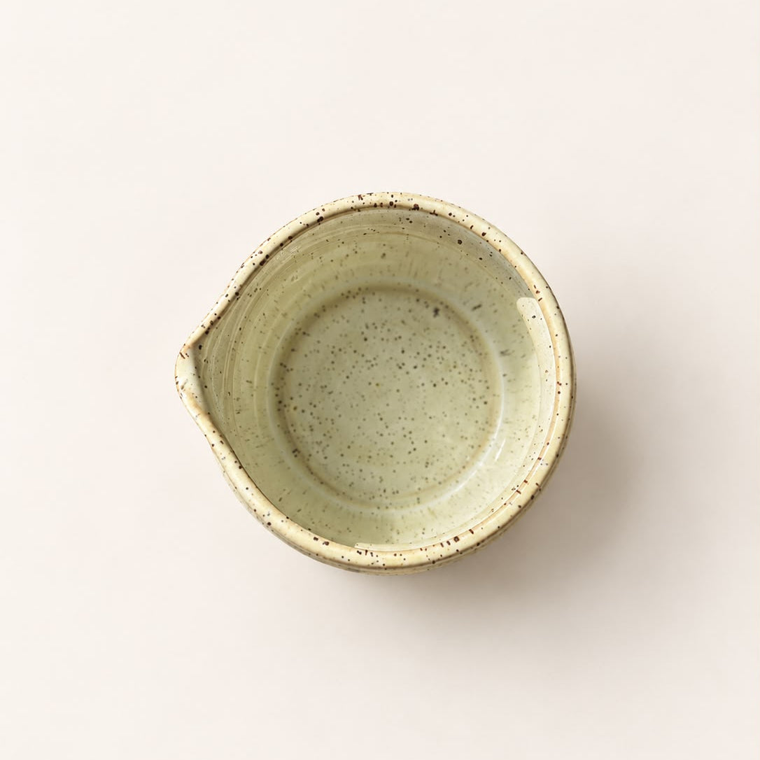 Handgemaakte kleurrijke matcha bowls - Butter Yellow