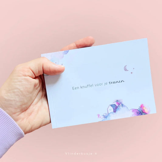 Vlinderkusje Troostboekje 'Knuffel voor je tranen'