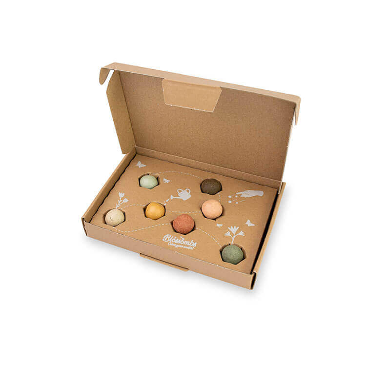 Blossombs Giftbox Lieve juf - 7 zaadbommetjes