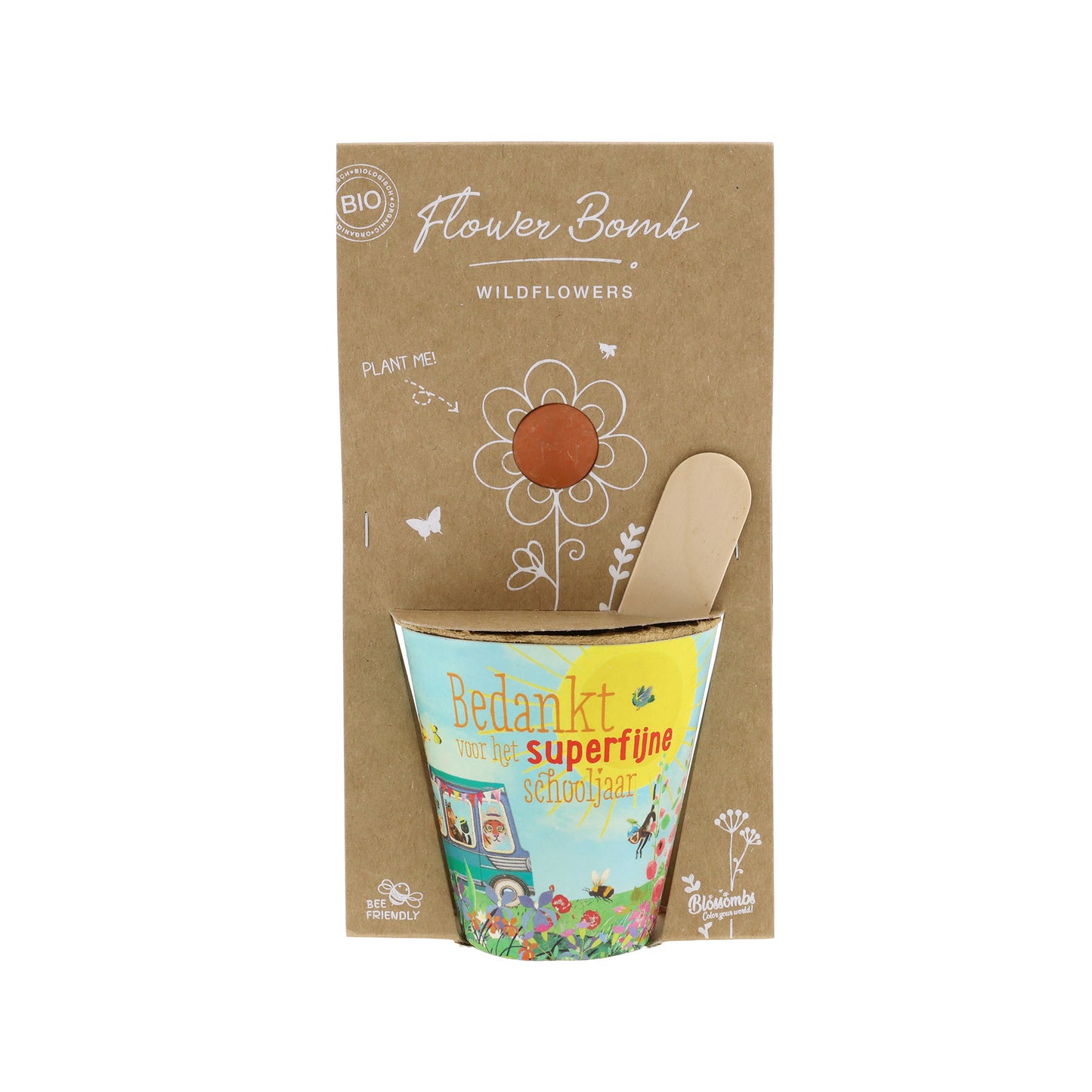 Blossombs Grow Kit 'Bedankt voor het superfijne schooljaar'