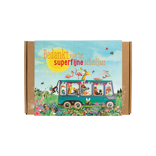 Blossombs Giftbox Bedankt voor het superfijne schooljaar - 7 zaadbommetjes