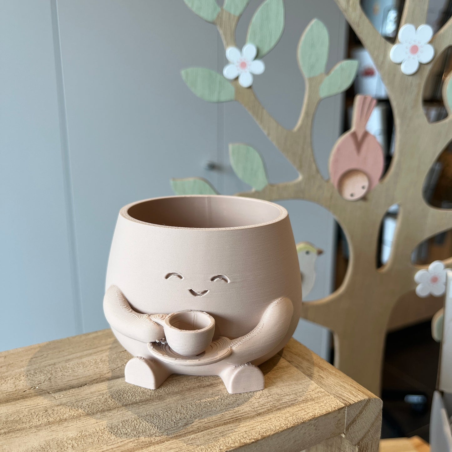Thieu Lab 'Cozy vriendje Barista' - klein - army beige