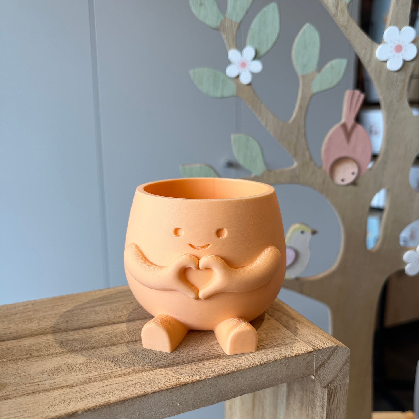 Thieu Lab 'Cozy vriendje Hearty' - klein - peach