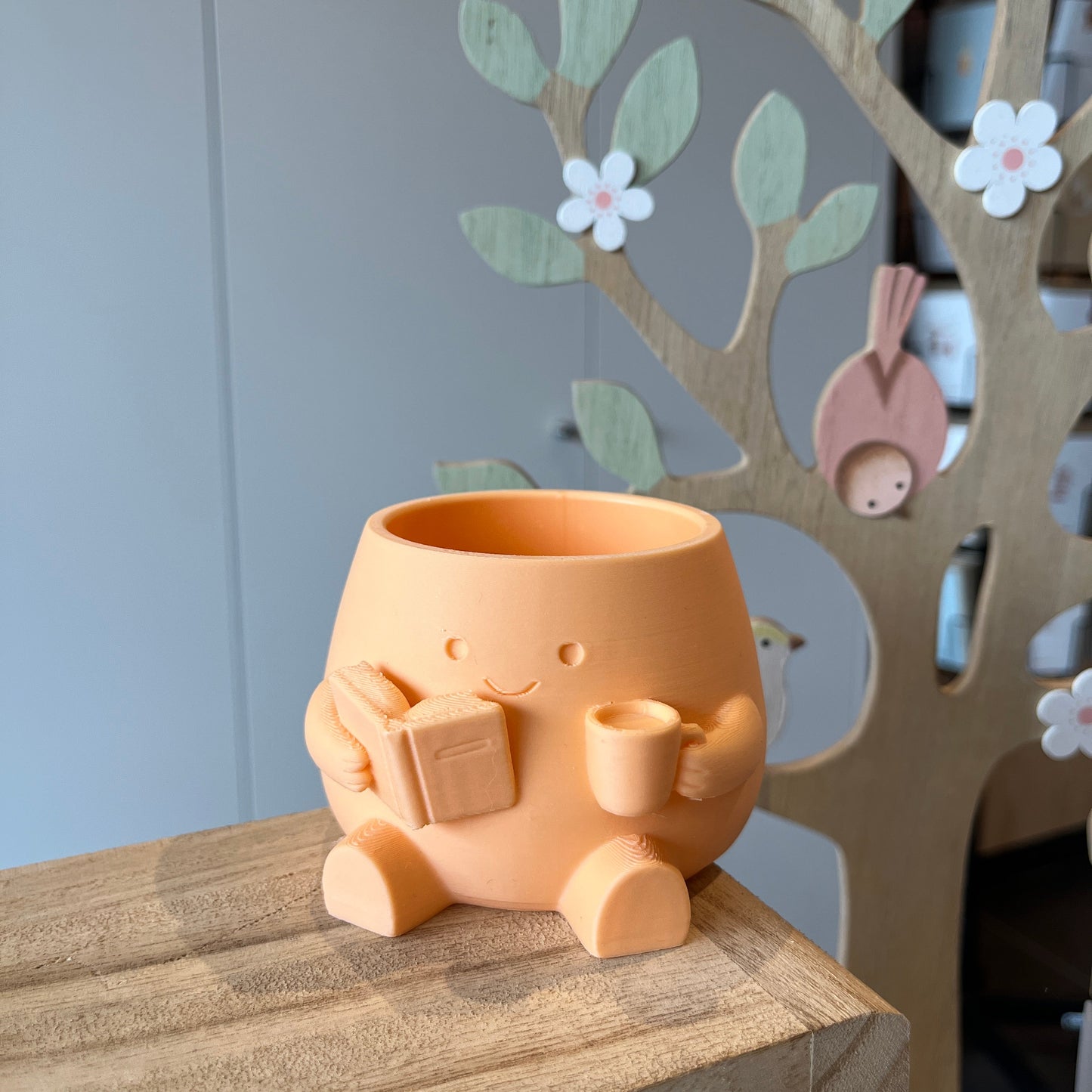 Thieu Lab 'Cozy vriendje Cozy Reader' - klein - peach