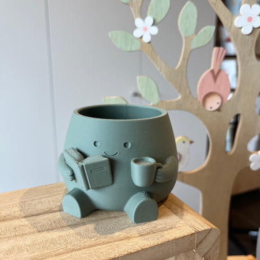 Thieu Lab 'Cozy vriendje Cozy Reader' - klein - muted green