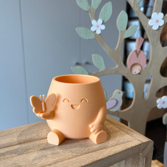 Thieu Lab 'Cozy vriendje Butterfly' - klein - peach