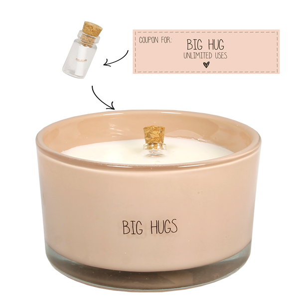 My Flame Flessenpost Kaars - Big Hugs
