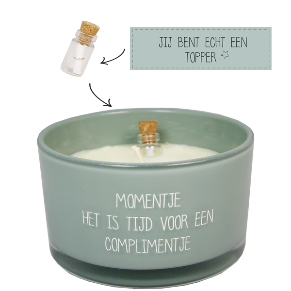 My Flame Flessenpost Kaars - Momentje