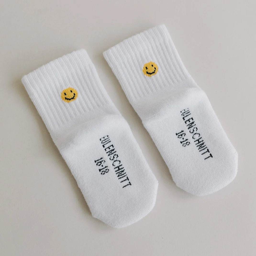 Eulenschnitt Sokken Baby "Smiley"