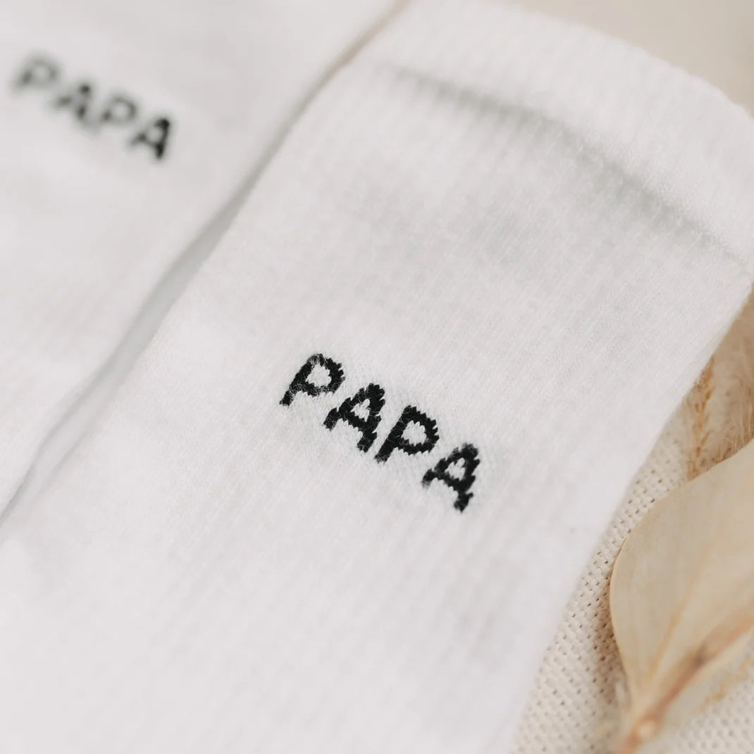 Eulenschnitt Sokken "Papa" L